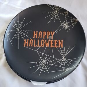 Set of 6 - Halloween Spider Web Plate